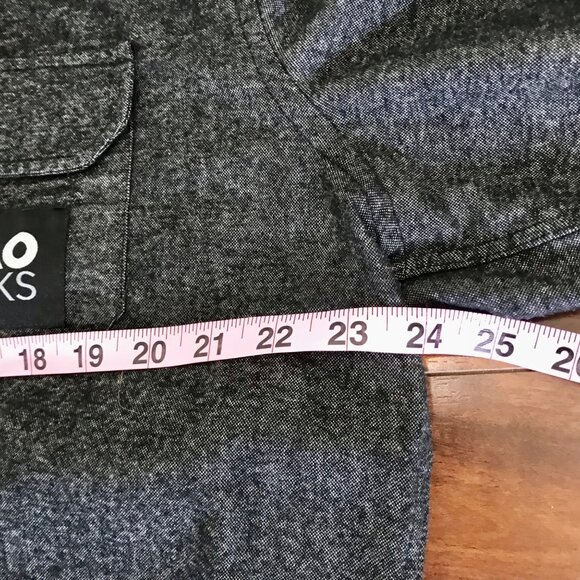 Cascade Armory LoLo Racks Limit Ed. Brushed Flannel Grey Men's Button-Up Size XL - Picture 11 of 14